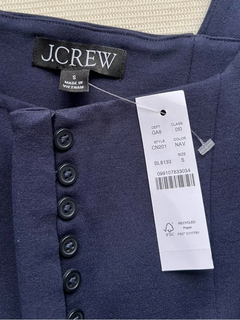 J. Crew Corset Top in Stretch Ponte - Picture 5 of 5